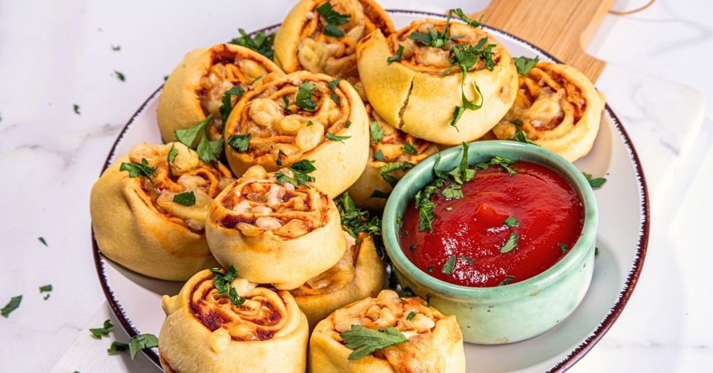 GRoby pizzás csiga uzsonnára